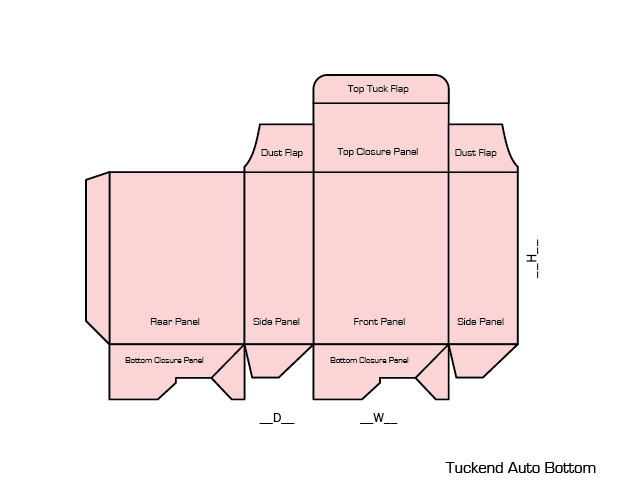 Tuckend Auto Bottom - Apex Custom Packaging